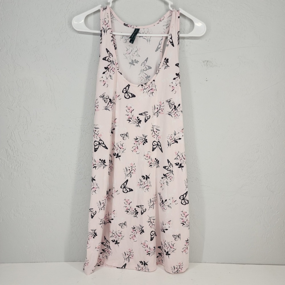 Laura Ashley Small | Pink Butterfly Floral Robe and Nightgown Set Sleepwear - Picture 3 of 6